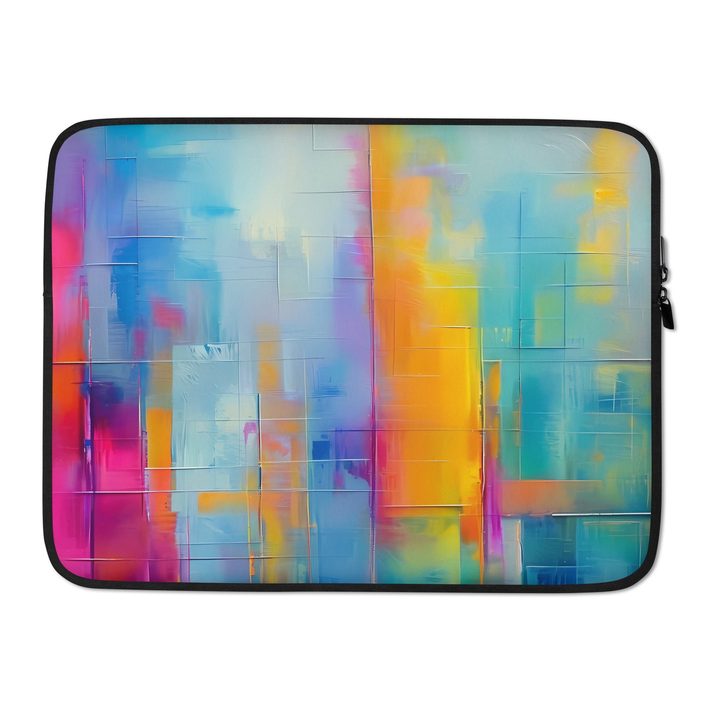 Neon Abstract Skyline, Laptop Sleeve