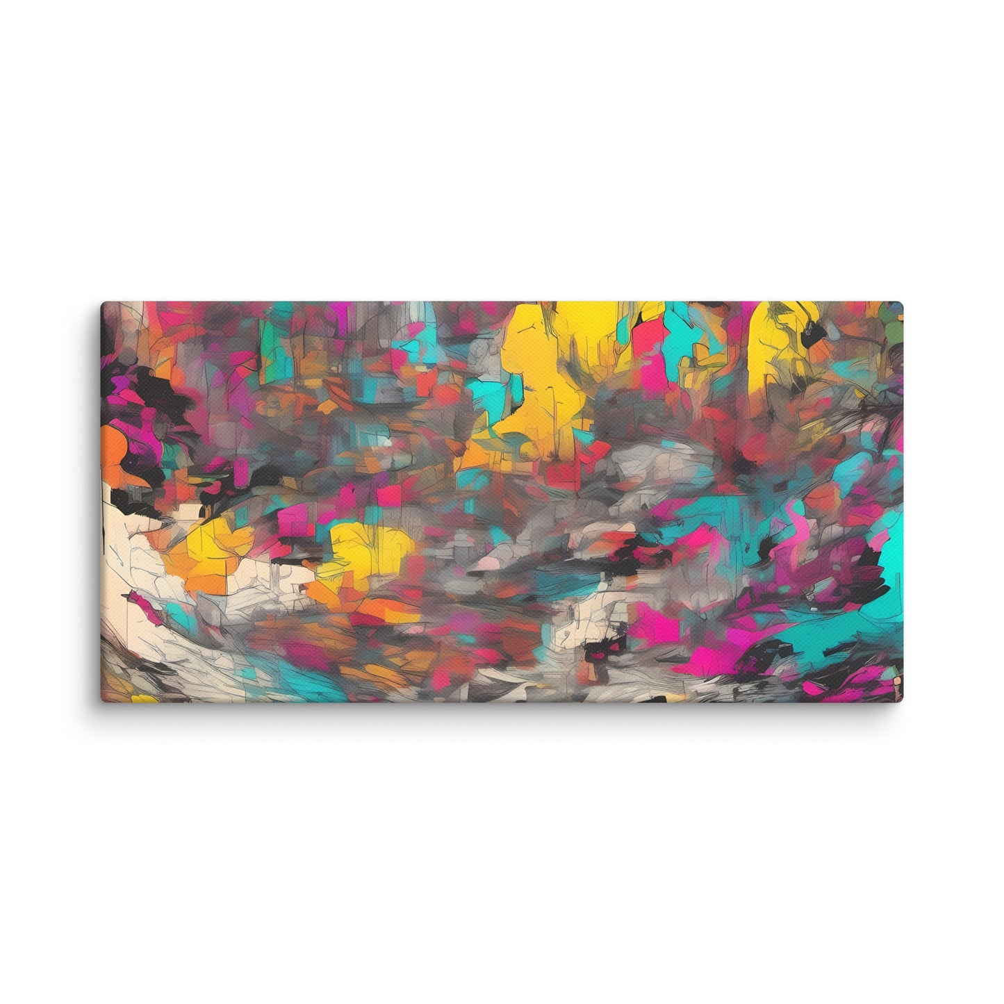 Neon Mirage, Canvas