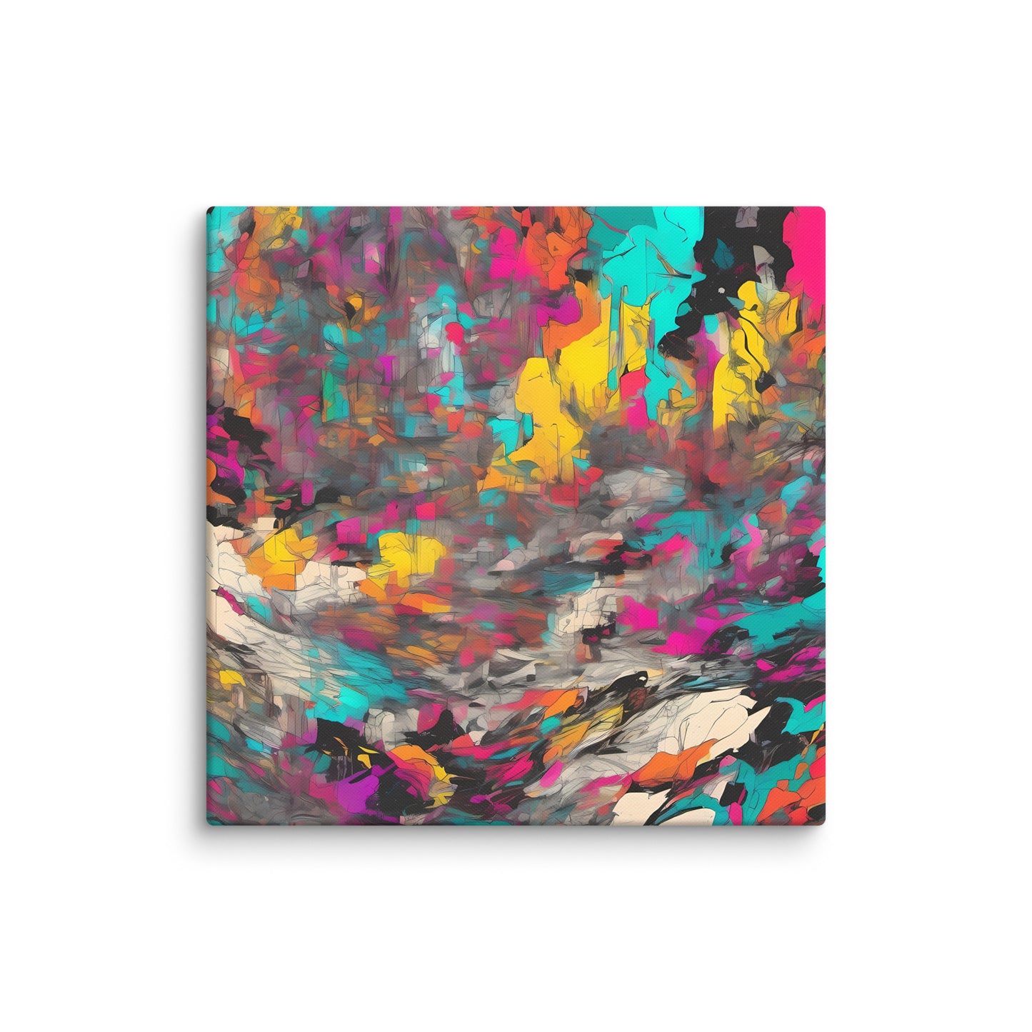 Neon Mirage, Canvas
