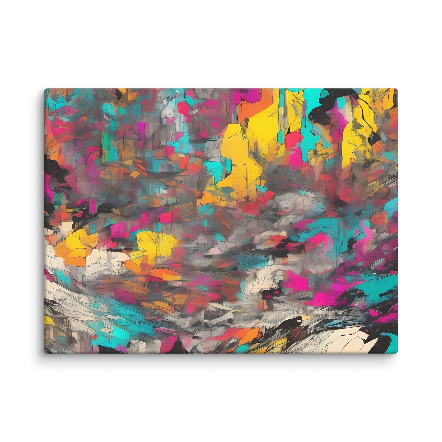 Neon Mirage, Canvas