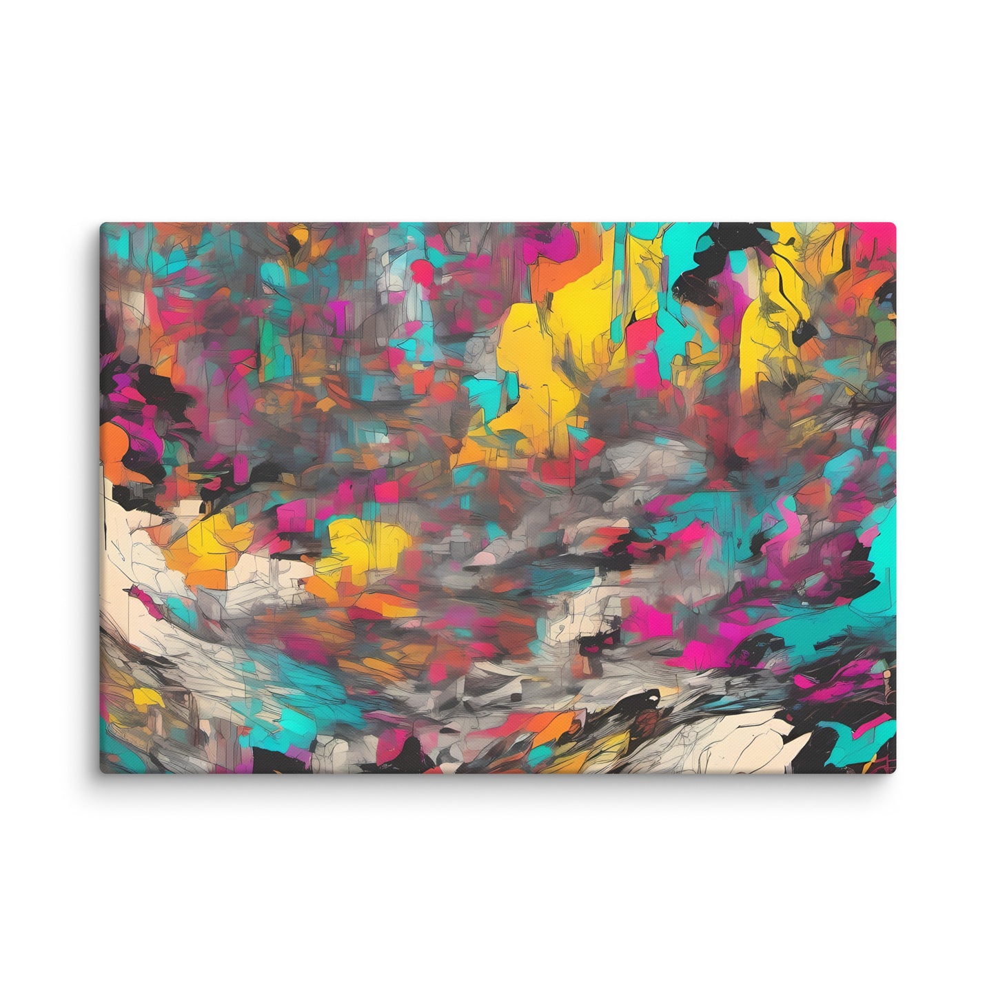Neon Mirage, Canvas