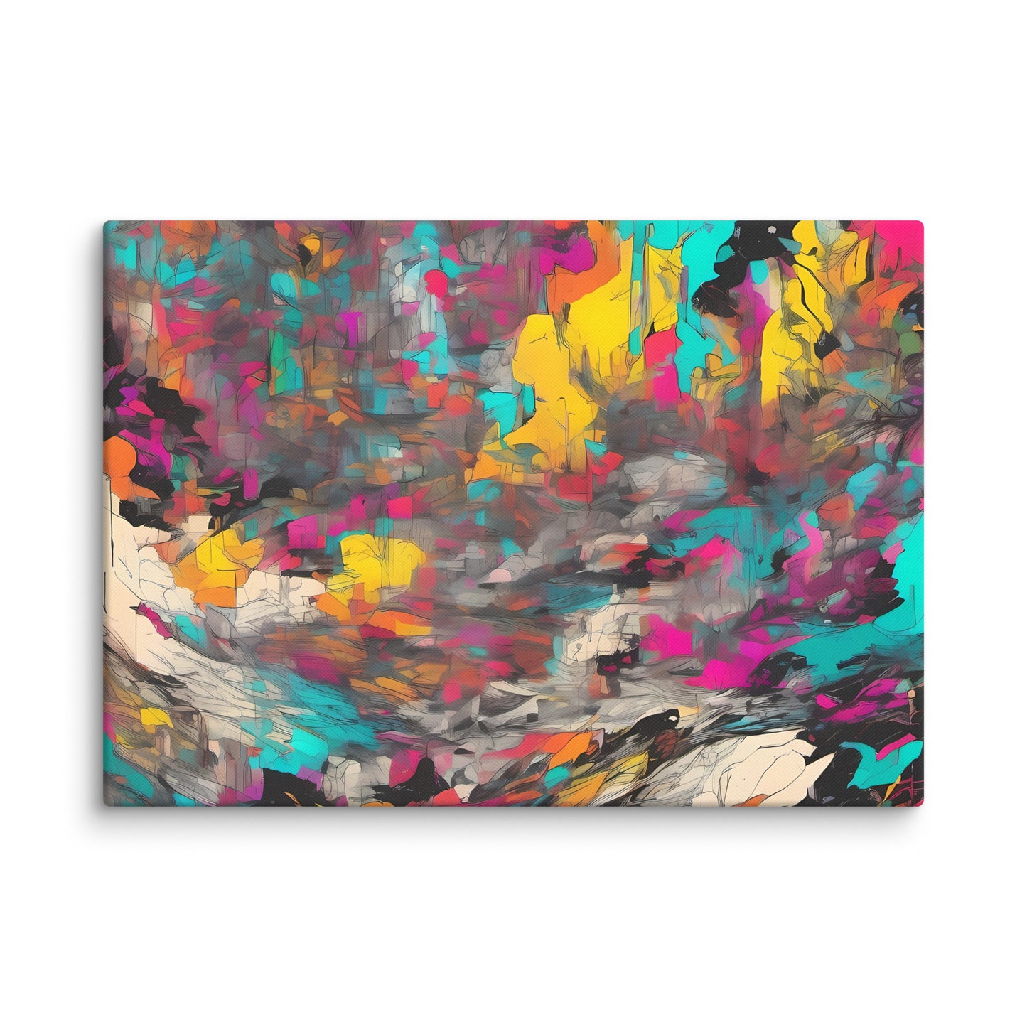 Neon Mirage, Canvas