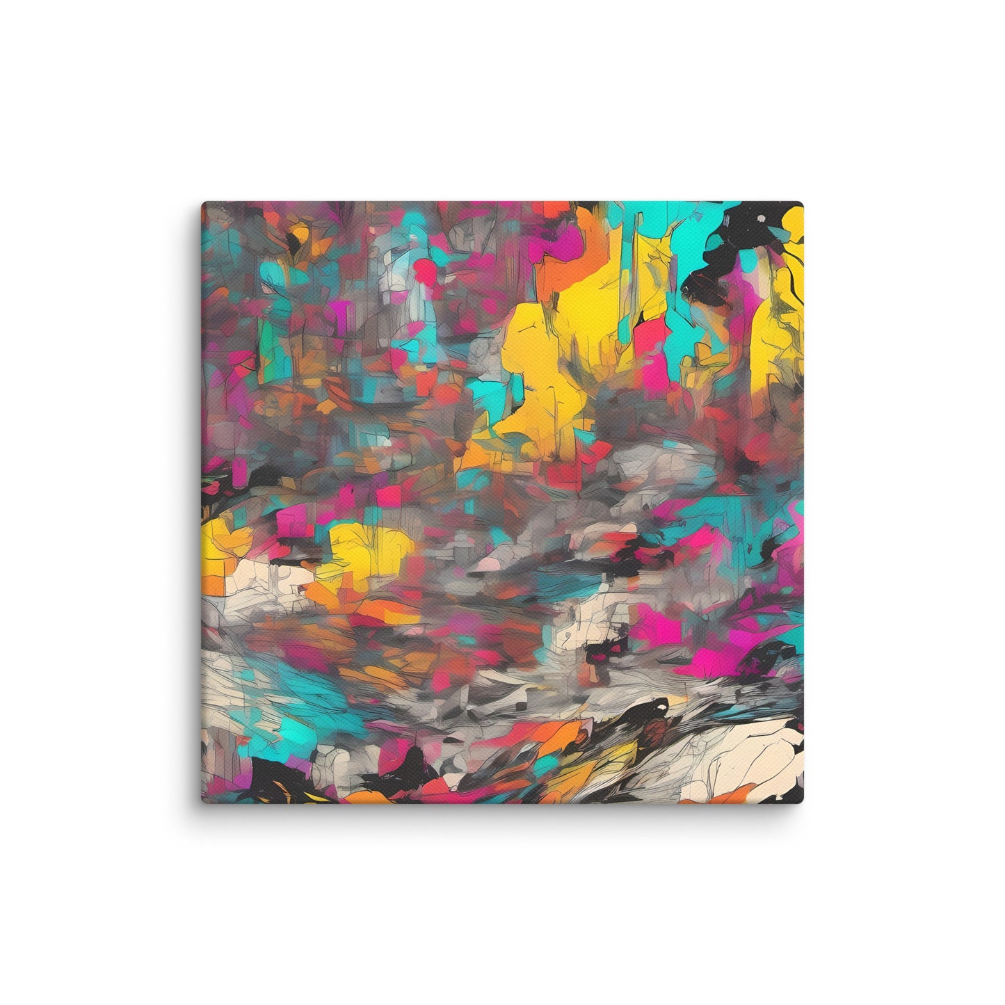 Neon Mirage, Canvas