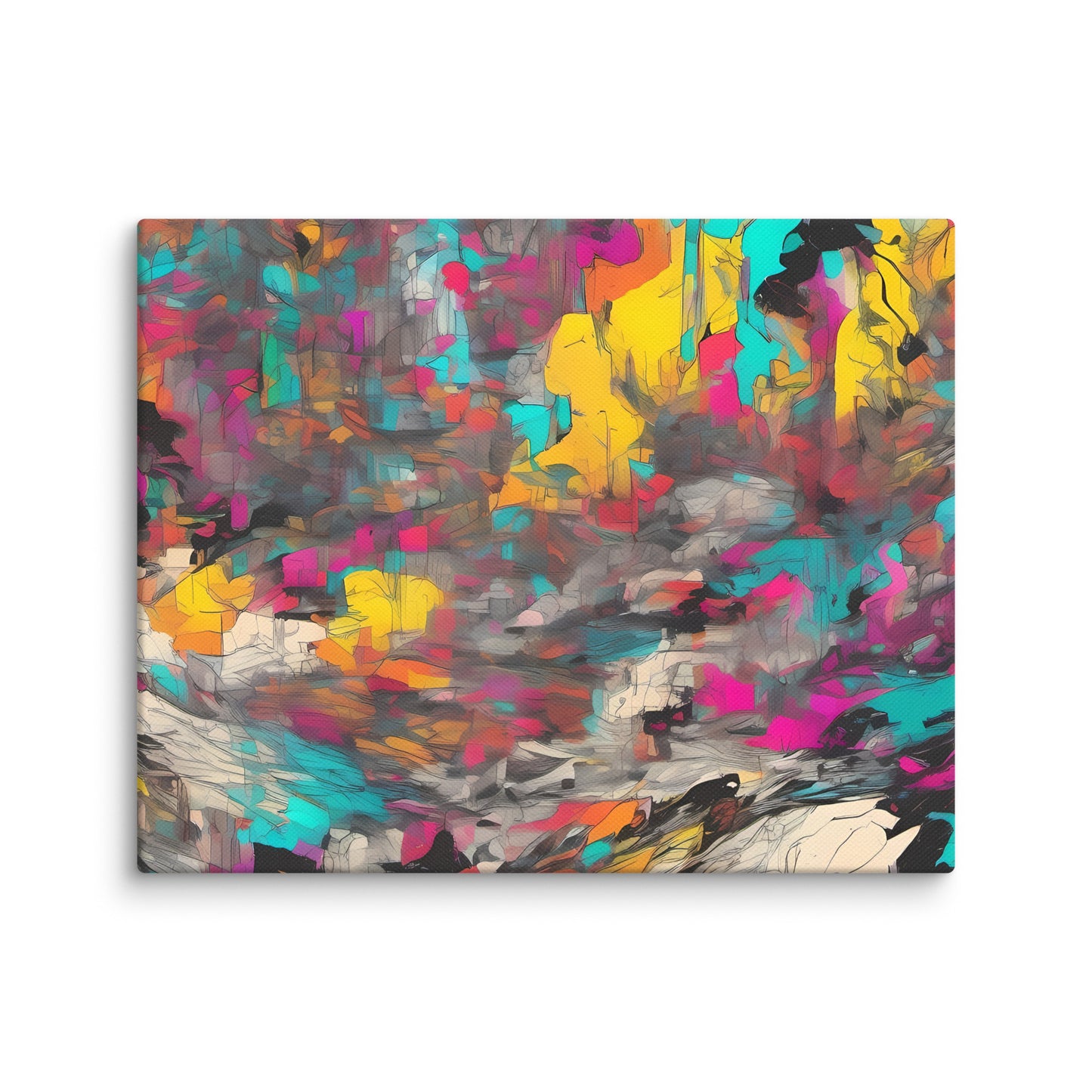 Neon Mirage, Canvas