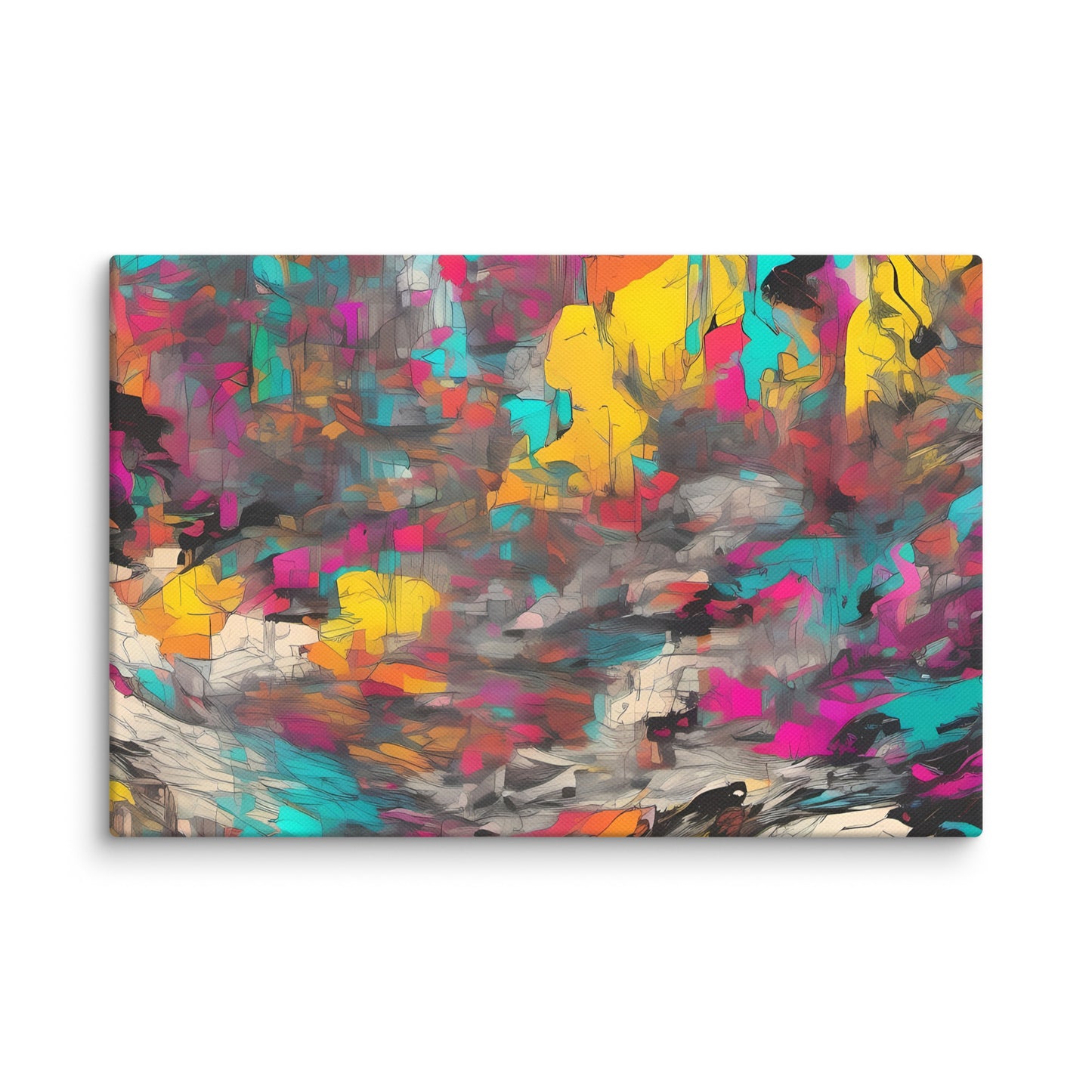 Neon Mirage, Canvas