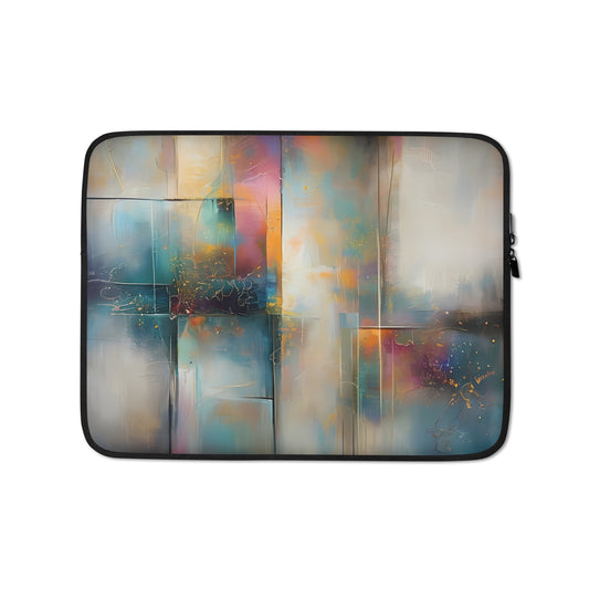 Mystical Horizon Abstract, Laptop Sleeve