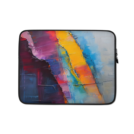 Vibrant Faultline, Laptop Sleeve